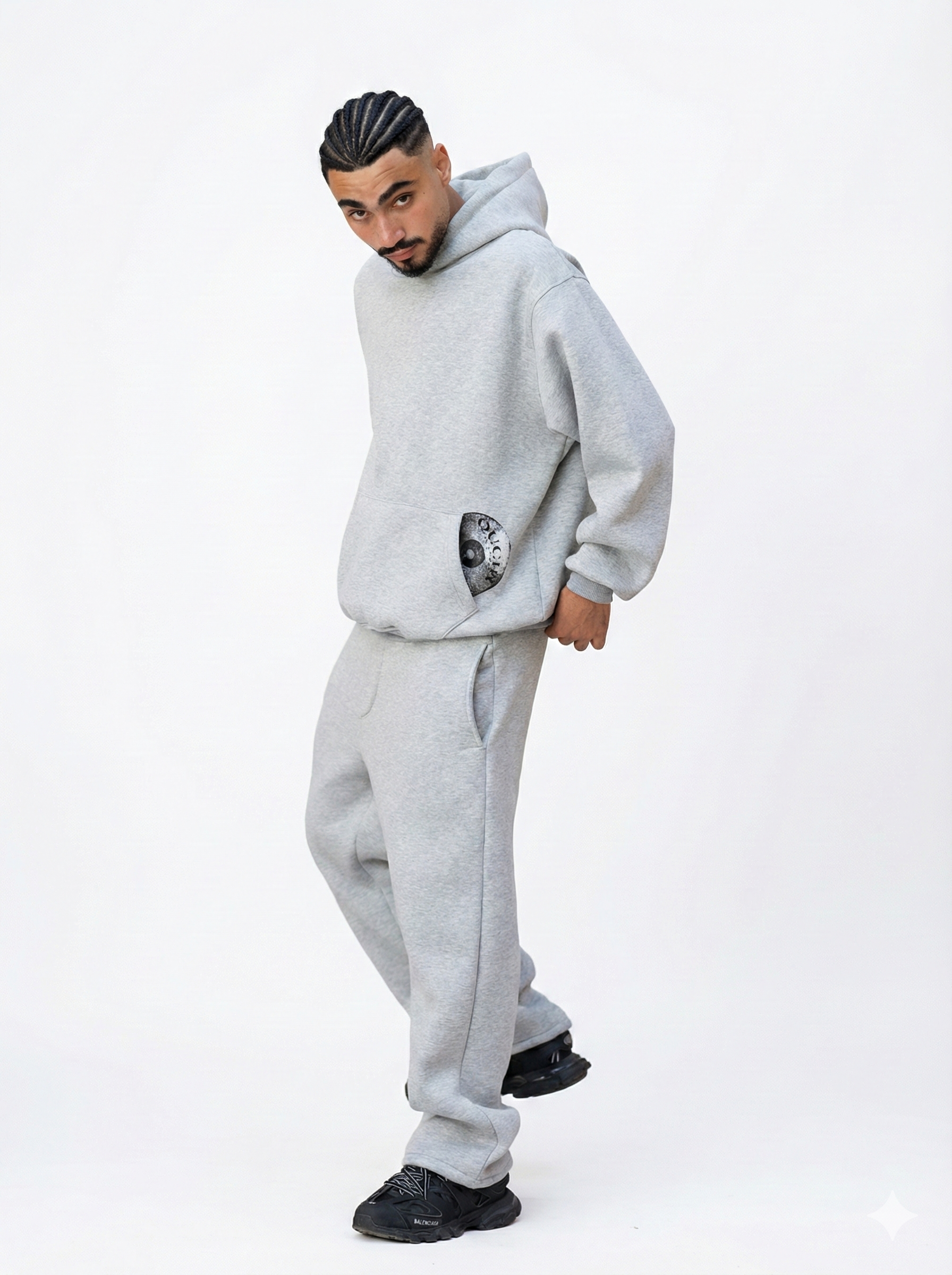 OUCHI Time Disc Tracksuit – Grey Edition