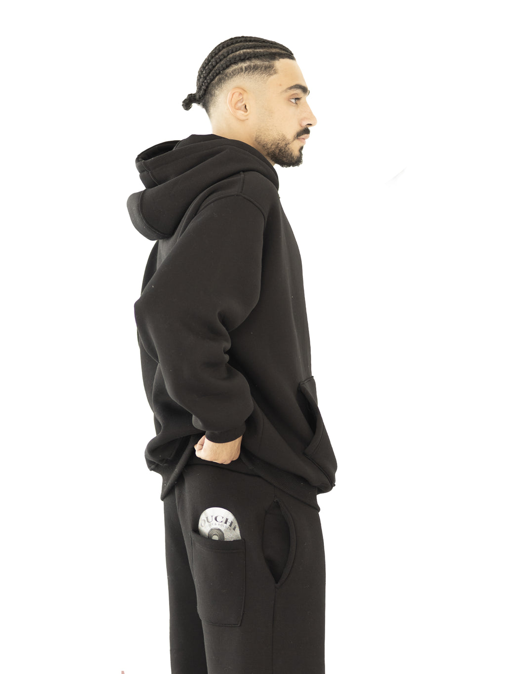 OUCHI Time Disc Sweat Pants – Black Edition