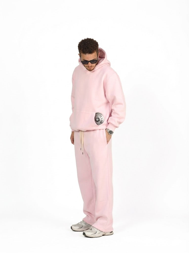 OUCHI Time Disk Hoodie – Pink Edition